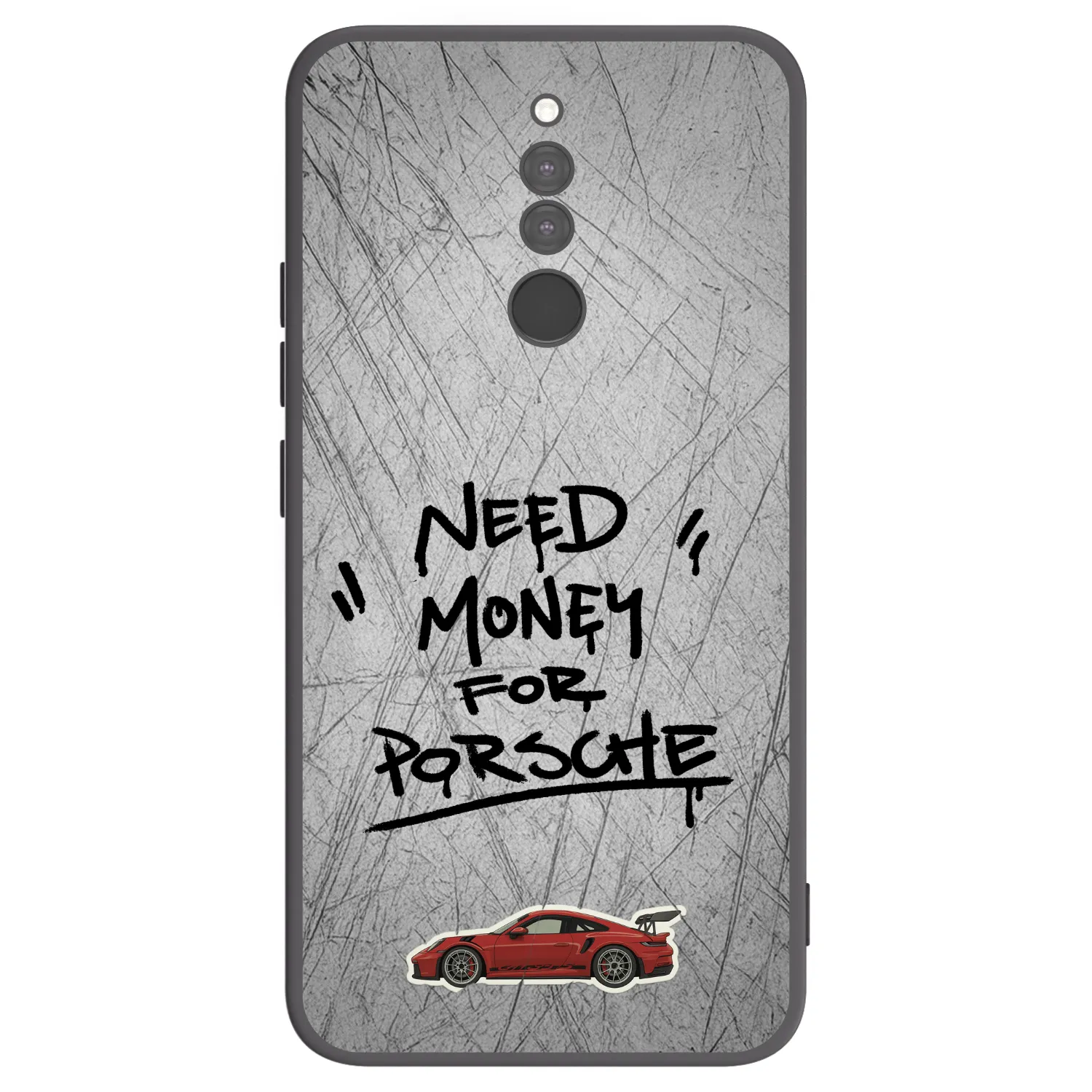 Picasee Μαύρη θήκη σιλικόνης για Xiaomi Redmi 8 - Grey Drift