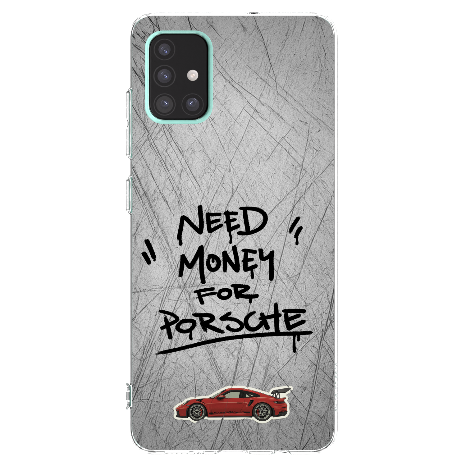 Picasee διαφανής θήκη σιλικόνης Samsung Galaxy A51 A515F - Grey Drift