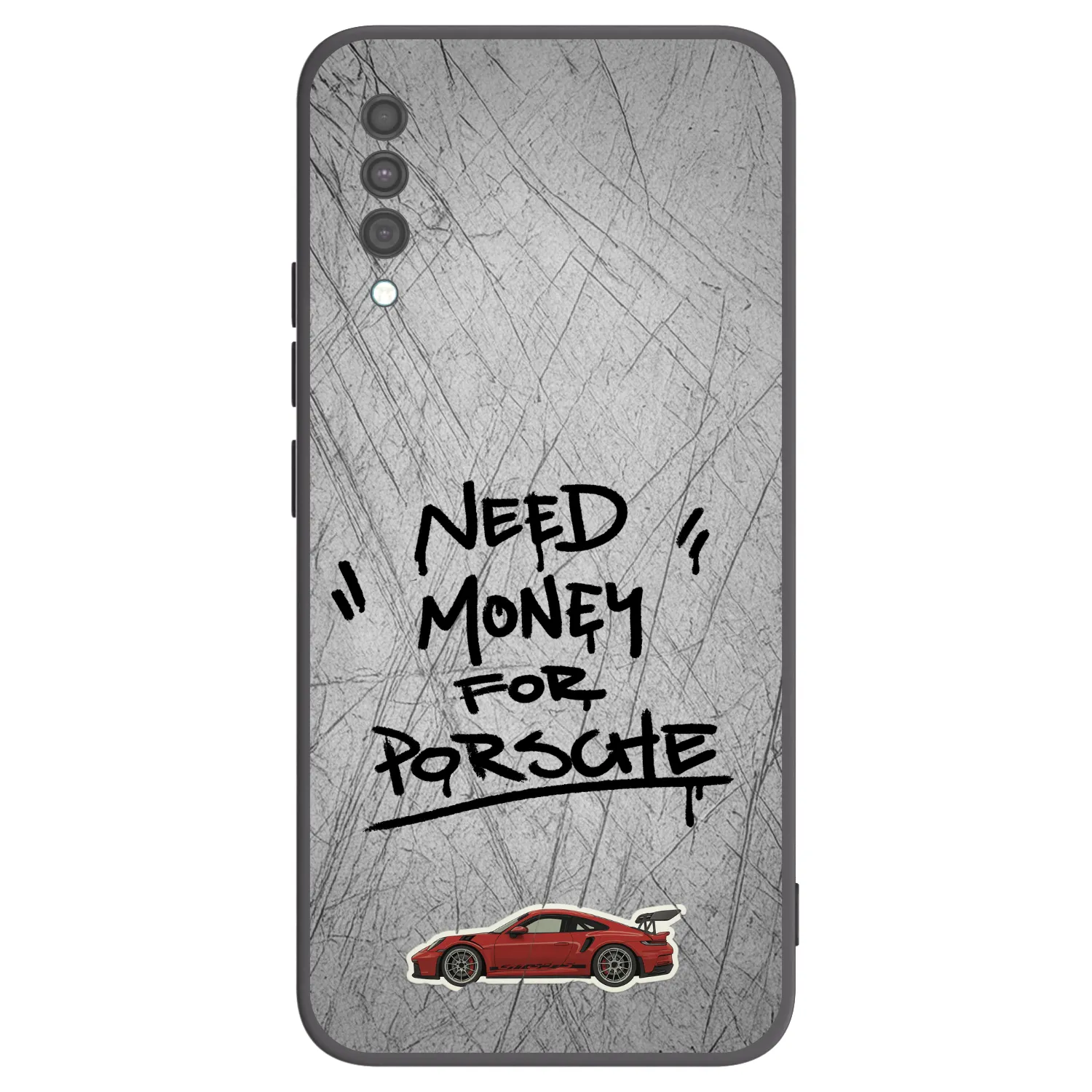 Picasee Μαύρη θήκη σιλικόνης για Samsung Galaxy A30s A307F - Grey Drift