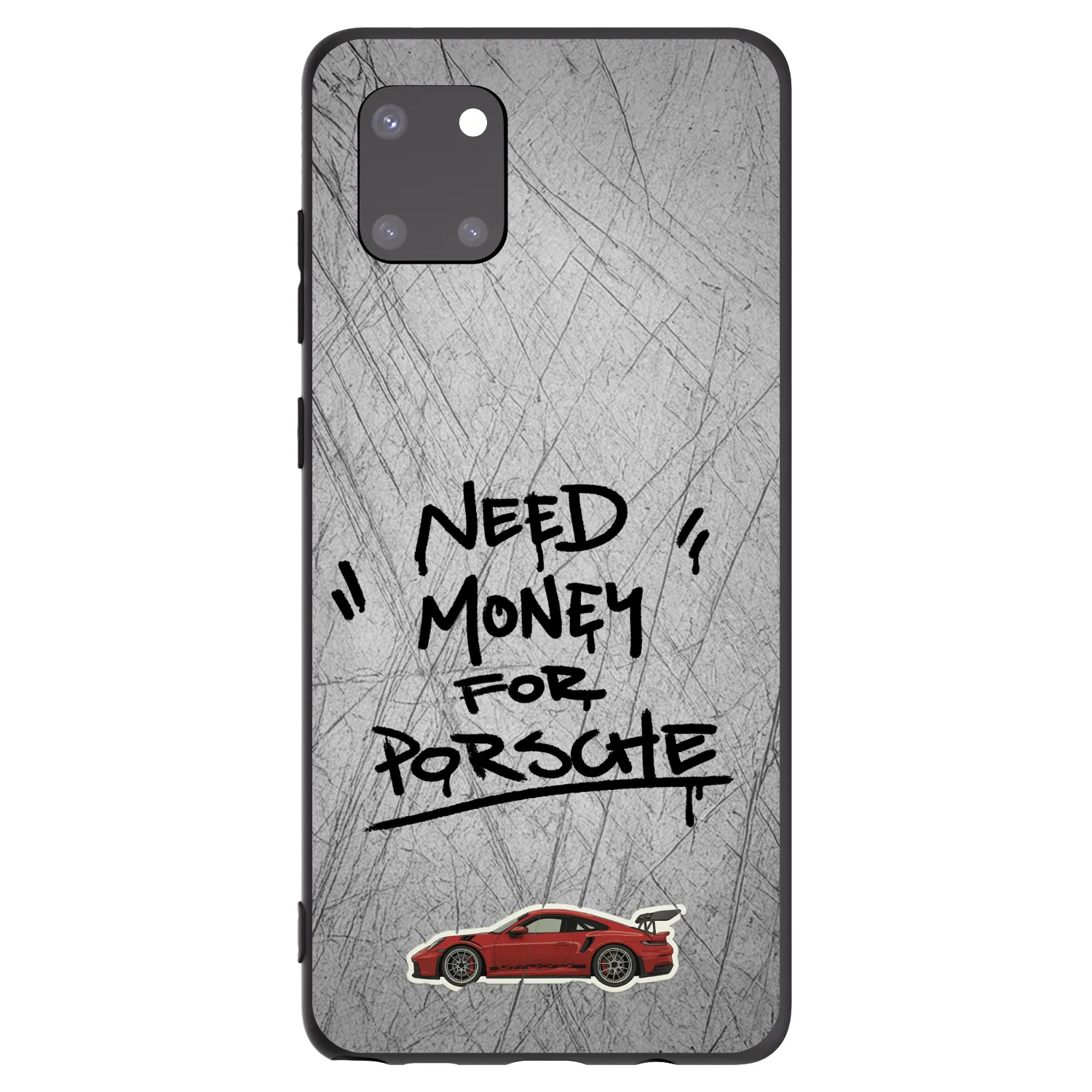 Picasee Μαύρη θήκη σιλικόνης για Samsung Galaxy Note 10 Lite N770F - Grey Drift