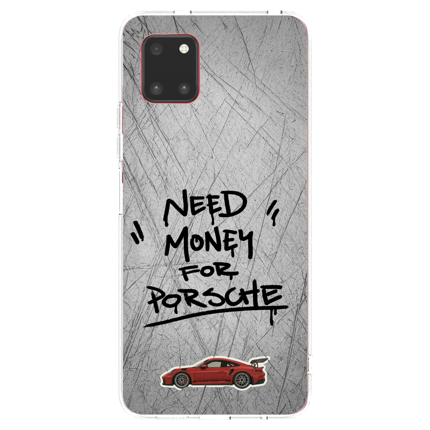 Picasee διαφανής θήκη σιλικόνης Samsung Galaxy Note 10 Lite N770F - Grey Drift
