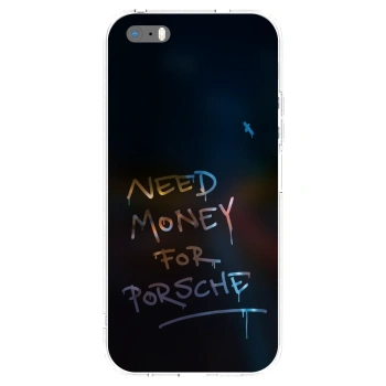 Picasee διαφανής θήκη σιλικόνης Apple iPhone 5/5S/SE - Neon Nights