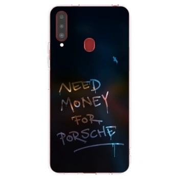 Picasee διαφανής θήκη σιλικόνης Samsung Galaxy A20s - Neon Nights