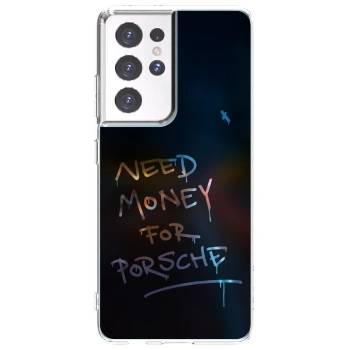 Picasee διαφανής θήκη σιλικόνης Samsung Galaxy S21 Ultra 5G G998B - Neon Nights
