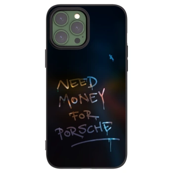 Picasee Μαύρη θήκη σιλικόνης για Apple iPhone 13 Pro Max - Neon Nights