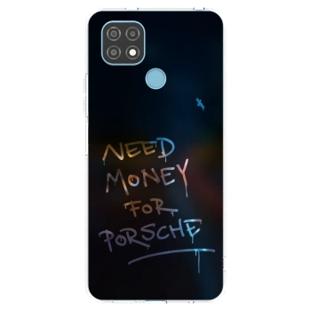 Picasee διαφανής θήκη σιλικόνης Realme C21 - Neon Nights