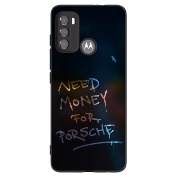 Picasee Μαύρη θήκη σιλικόνης για Motorola Moto G60 - Neon Nights