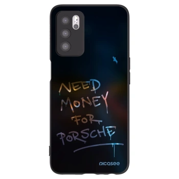 Picasee Μαύρη θήκη σιλικόνης για OPPO A16s - Neon Nights