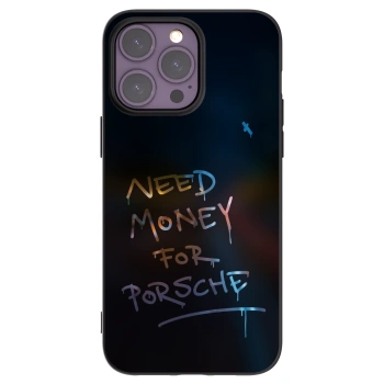 Picasee Μαύρη θήκη σιλικόνης για Apple iPhone 14 Pro Max - Neon Nights