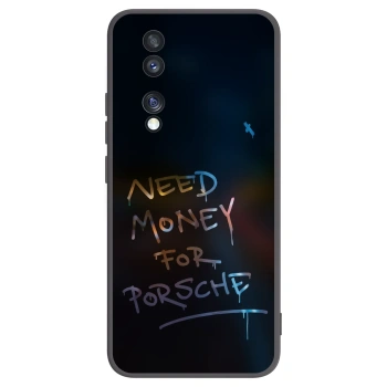 Picasee Μαύρη θήκη σιλικόνης για Honor 70 - Neon Nights