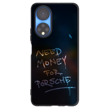 Picasee Μαύρη θήκη σιλικόνης για Honor X7 - Neon Nights