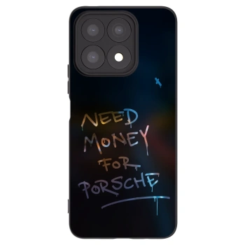 Picasee Μαύρη θήκη σιλικόνης για Honor X8a - Neon Nights