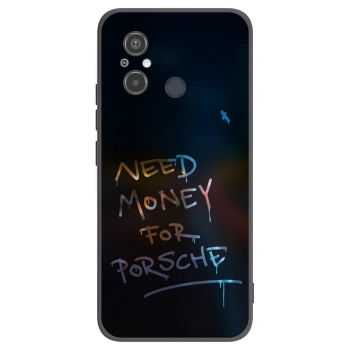 Picasee Μαύρη θήκη σιλικόνης για Xiaomi Redmi 12C - Neon Nights