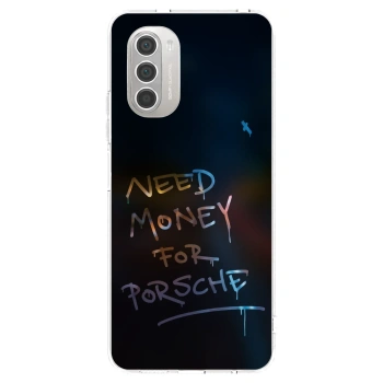 Picasee διαφανής θήκη σιλικόνης Motorola Moto G51 - Neon Nights