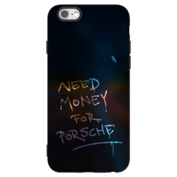 Picasee Μαύρη θήκη σιλικόνης για Apple iPhone 6/6S - Neon Nights