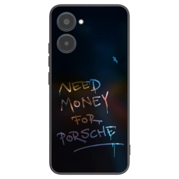 Picasee Μαύρη θήκη σιλικόνης για Realme 10 4G - Neon Nights