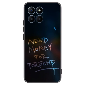 Picasee Μαύρη θήκη σιλικόνης για Honor 70 Lite - Neon Nights