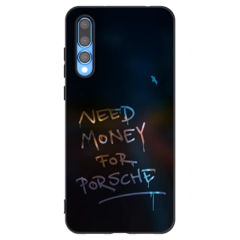 Picasee Μαύρη θήκη σιλικόνης για Huawei P20 Pro - Neon Nights