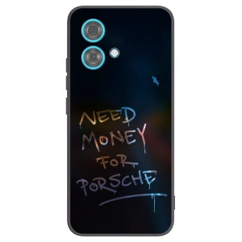 Picasee Μαύρη θήκη σιλικόνης για Motorola Edge 40 Neo - Neon Nights