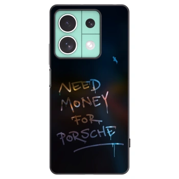 Picasee Μαύρη θήκη σιλικόνης για Xiaomi Redmi Note 13 5G - Neon Nights