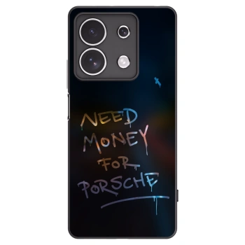 Picasee Μαύρη θήκη σιλικόνης για Xiaomi Redmi Note 13 4G - Neon Nights