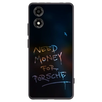 Picasee Μαύρη θήκη σιλικόνης για Motorola Moto E14 - Neon Nights