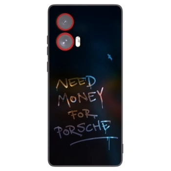 Picasee Μαύρη θήκη σιλικόνης για Motorola Edge 50 Fusion - Neon Nights