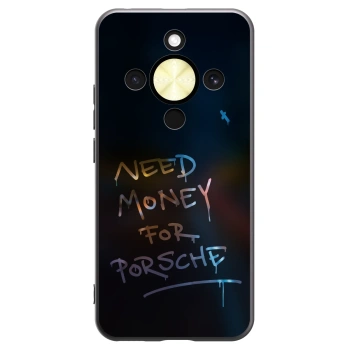Picasee Μαύρη θήκη σιλικόνης για Honor Magic8 Lite 5G - Neon Nights