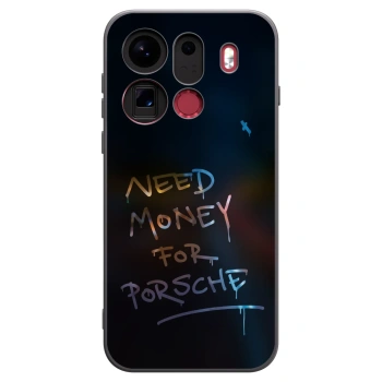 Picasee Μαύρη θήκη σιλικόνης για OPPO Find X9 Pro - Neon Nights