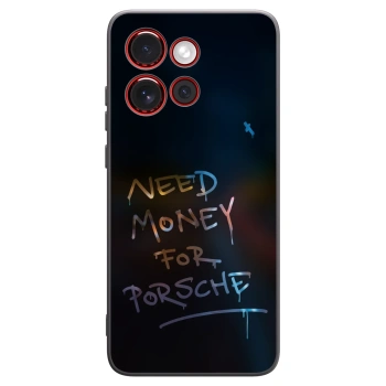 Picasee Μαύρη θήκη σιλικόνης για Motorola Edge 60 Neo 5G - Neon Nights