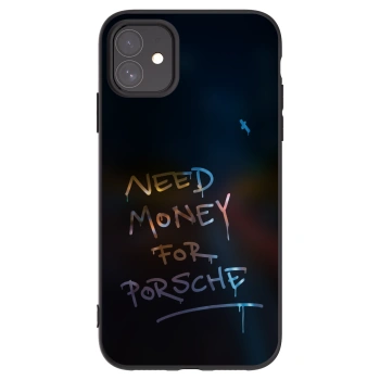 Picasee Μαύρη θήκη σιλικόνης για Apple iPhone 11 - Neon Nights