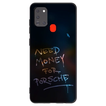Picasee Μαύρη θήκη σιλικόνης για Samsung Galaxy A21s - Neon Nights