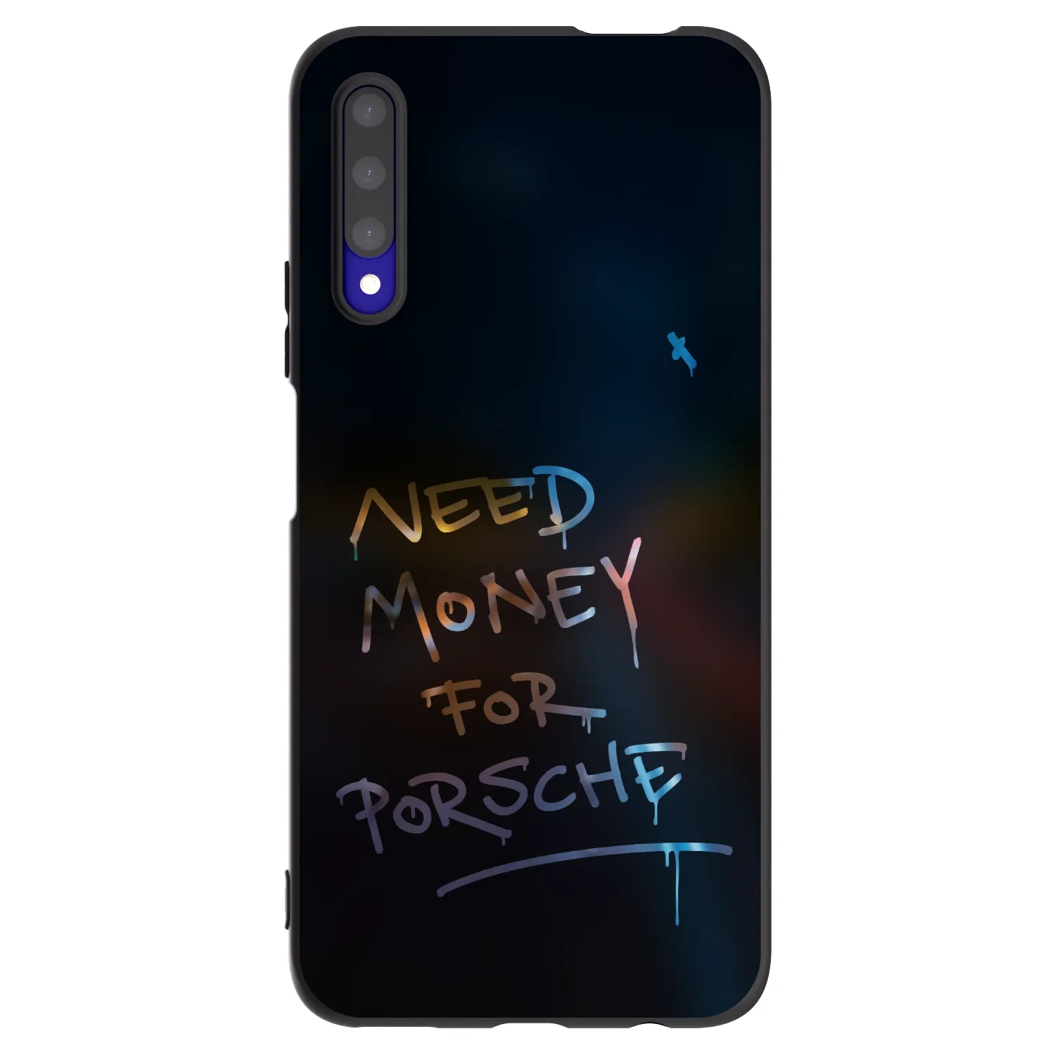 Picasee Μαύρη θήκη σιλικόνης για Honor 9X Pro - Neon Nights