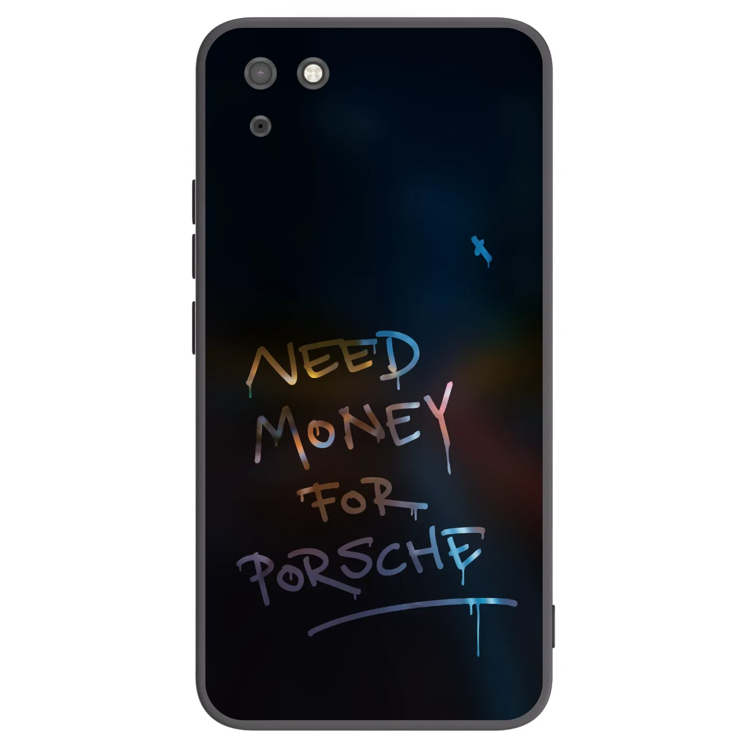 Picasee Μαύρη θήκη σιλικόνης για Huawei Y5P - Neon Nights