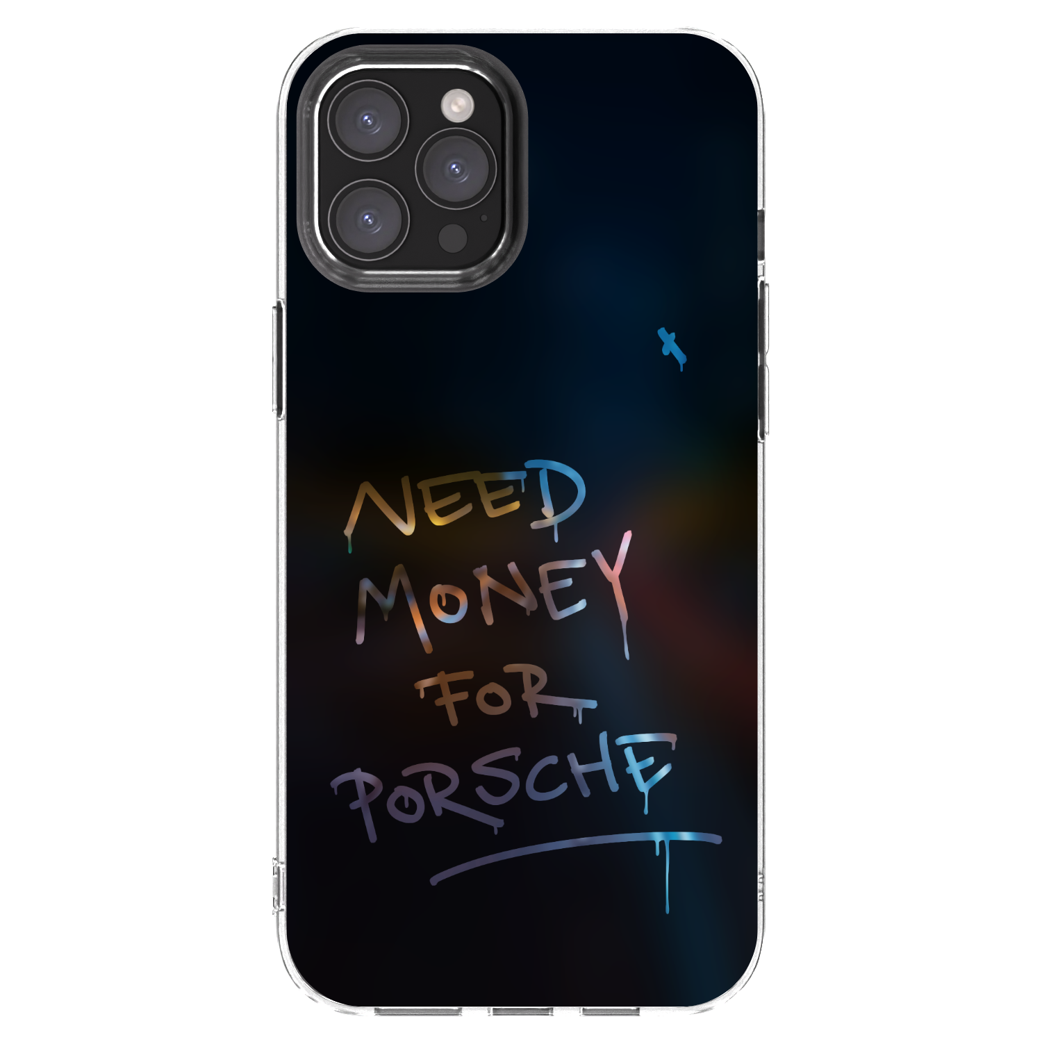 Picasee διαφανής θήκη σιλικόνης Apple iPhone 12 Pro Max - Neon Nights