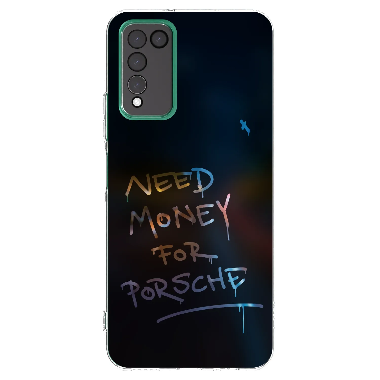 Picasee διαφανής θήκη σιλικόνης Honor 10X Lite - Neon Nights