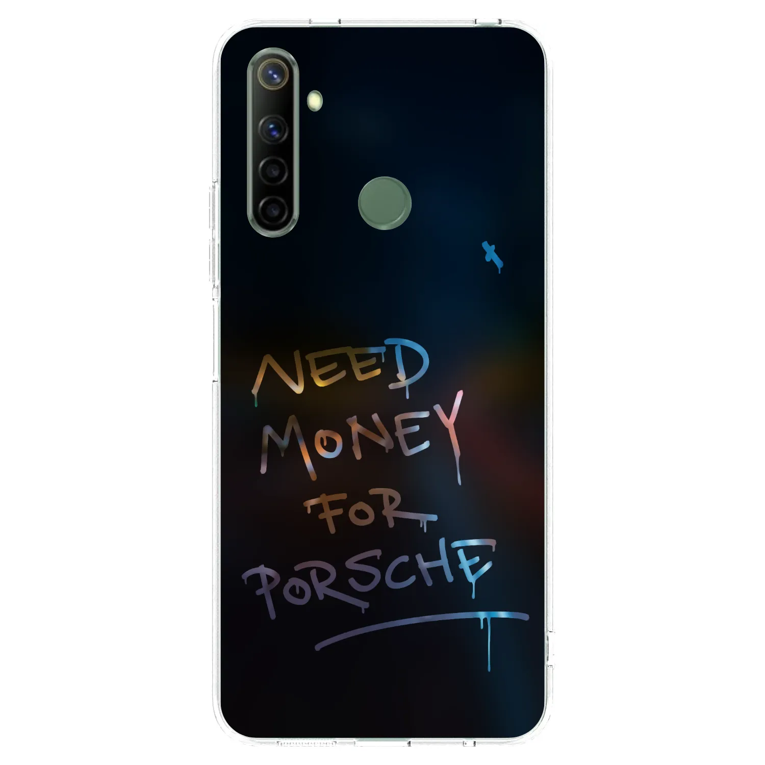 Picasee διαφανής θήκη σιλικόνης Realme 6i - Neon Nights