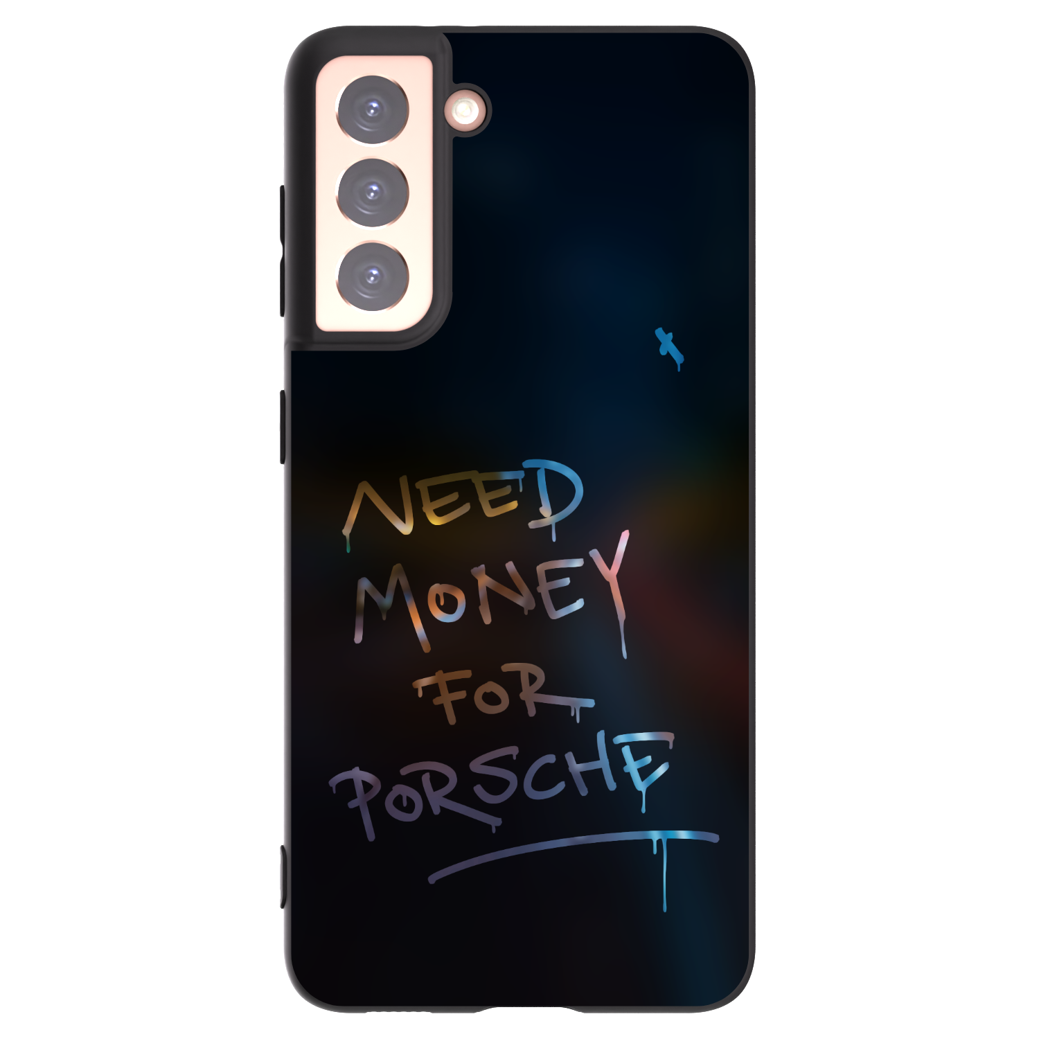 Picasee Μαύρη θήκη σιλικόνης για Samsung Galaxy S21 5G G991B - Neon Nights