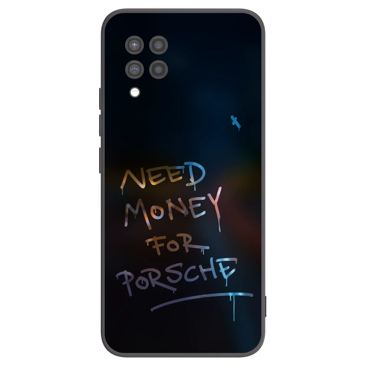 Picasee Μαύρη θήκη σιλικόνης για Samsung Galaxy A42 A426B - Neon Nights