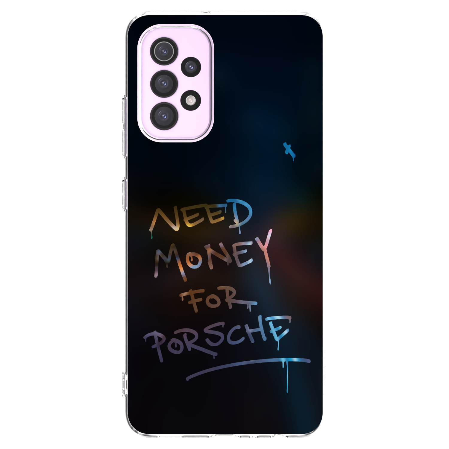 Picasee διαφανής θήκη σιλικόνης Samsung Galaxy A32 5G A326B - Neon Nights
