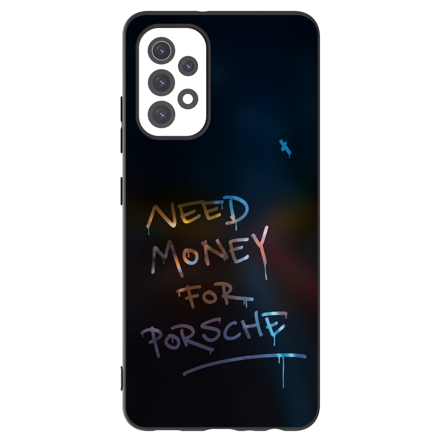 Picasee Μαύρη θήκη σιλικόνης για Samsung Galaxy A32 5G A326B - Neon Nights