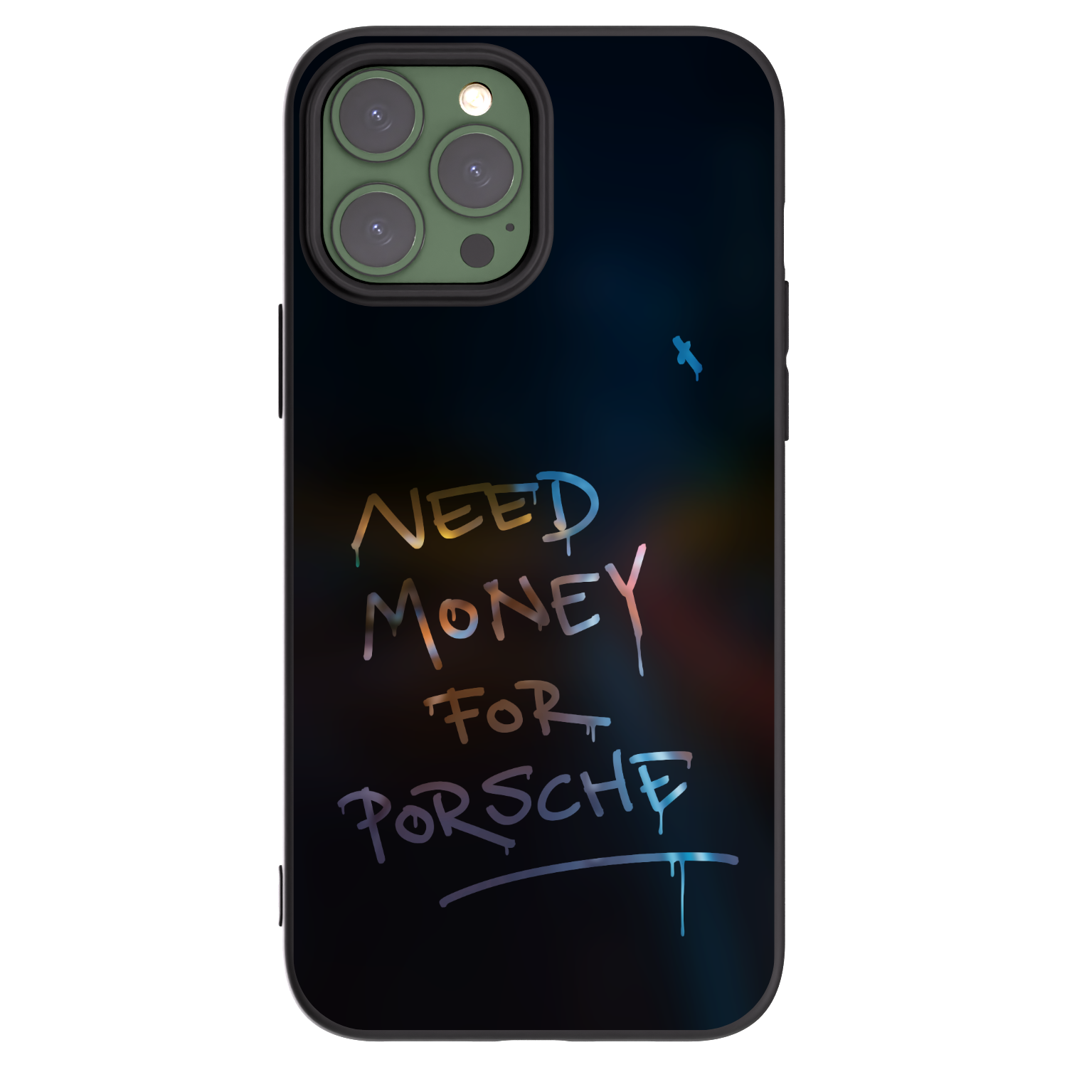Picasee Μαύρη θήκη σιλικόνης για Apple iPhone 13 Pro Max - Neon Nights