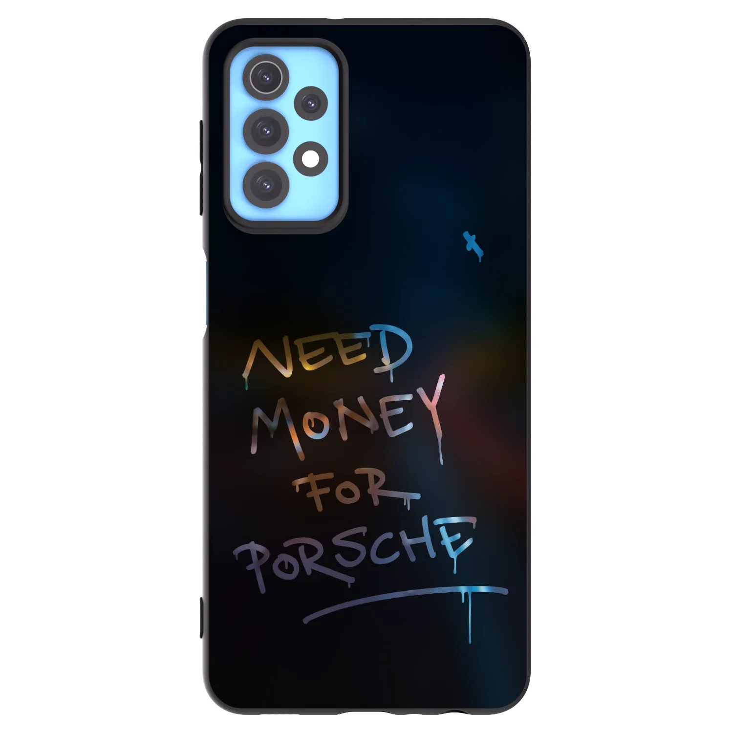 Picasee Μαύρη θήκη σιλικόνης για Samsung Galaxy A32 4G SM-A325F - Neon Nights