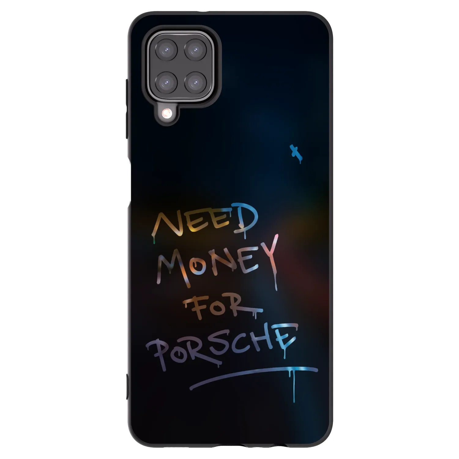 Picasee Μαύρη θήκη σιλικόνης για Samsung Galaxy M12 M127F - Neon Nights
