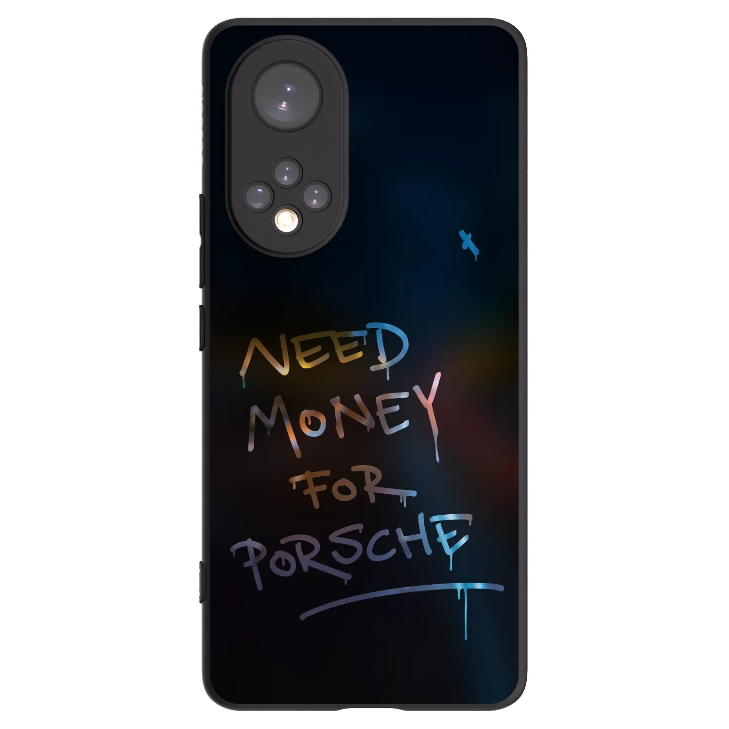 Picasee Μαύρη θήκη σιλικόνης για Honor 50 5G - Neon Nights