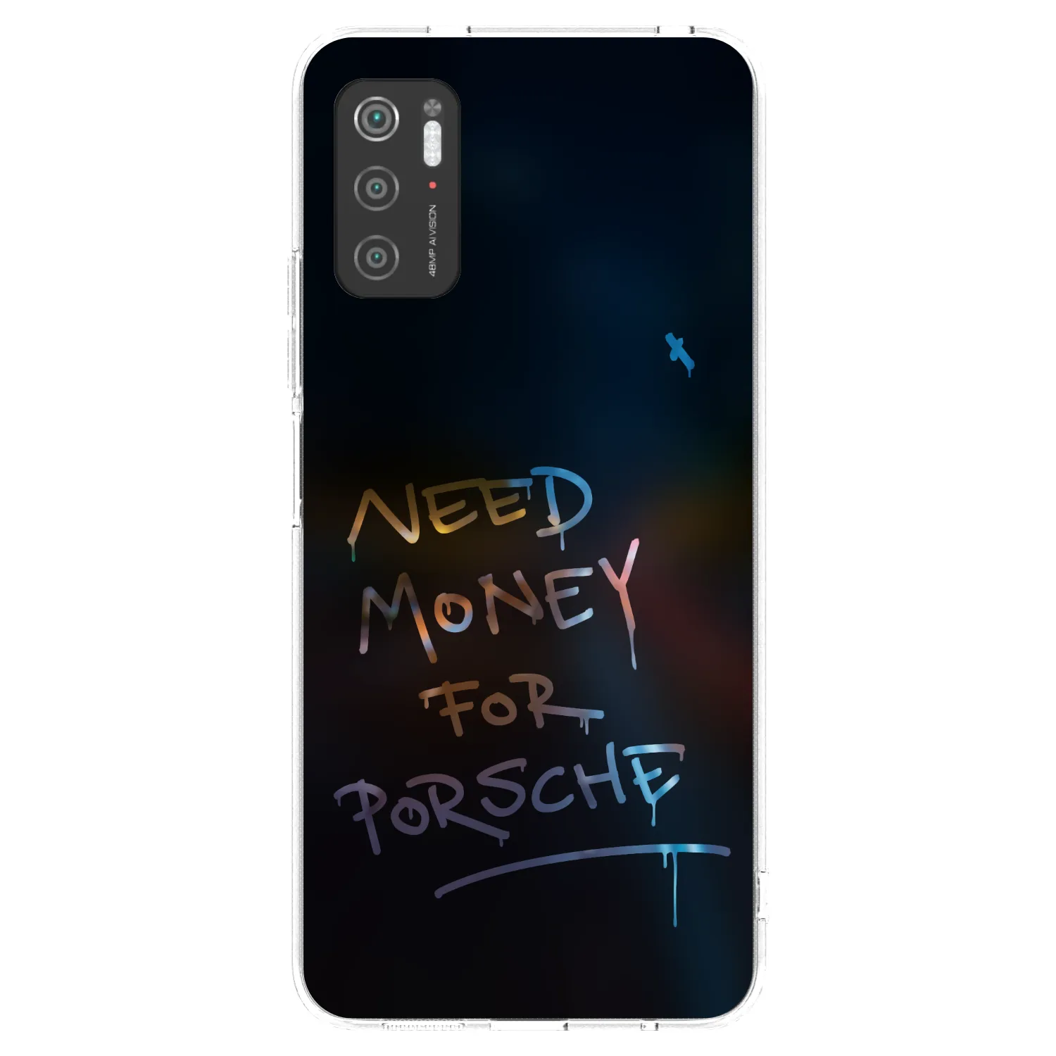 Picasee διαφανής θήκη σιλικόνης Xiaomi Poco M3 Pro 5G - Neon Nights
