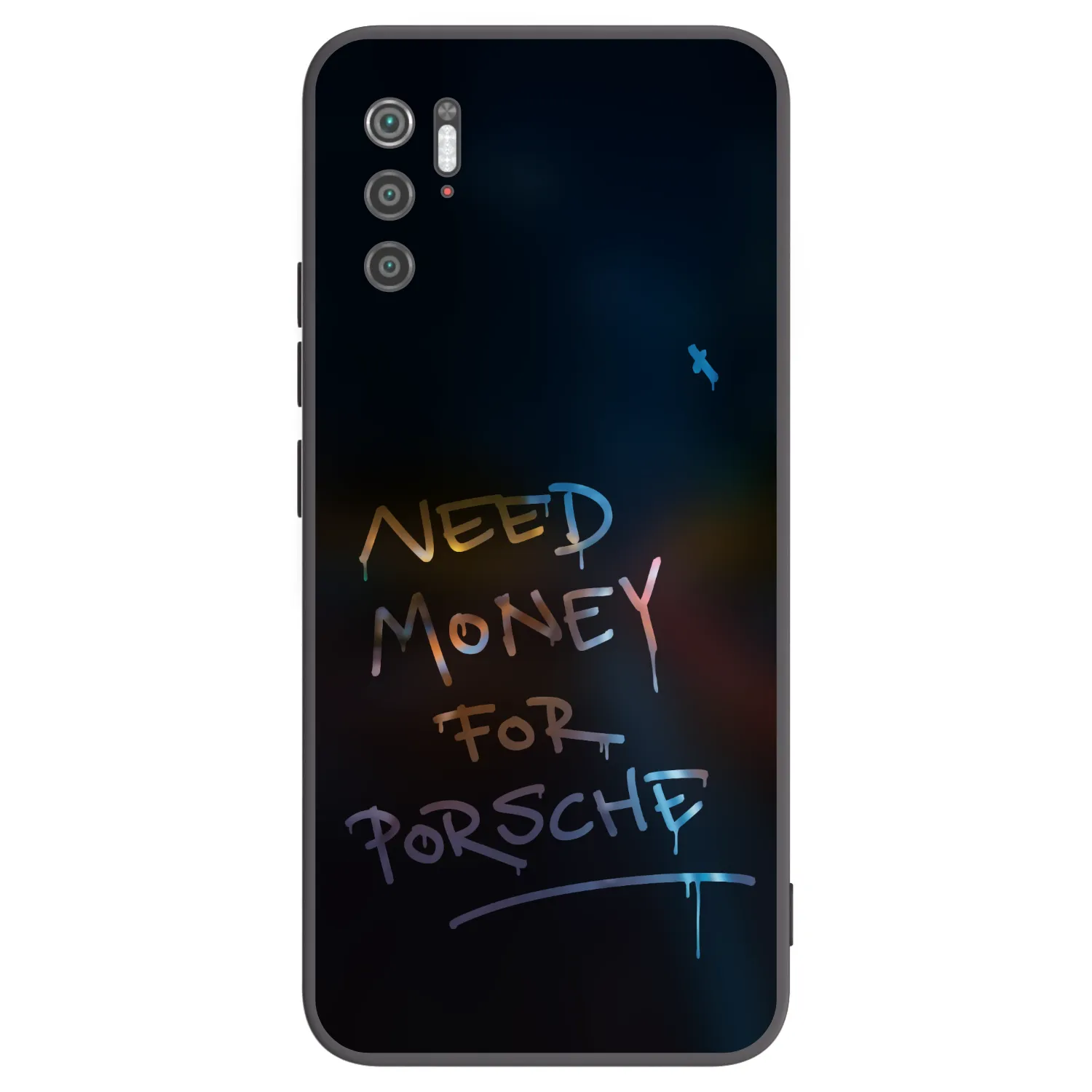 Picasee Μαύρη θήκη σιλικόνης για Xiaomi Poco M3 Pro 5G - Neon Nights