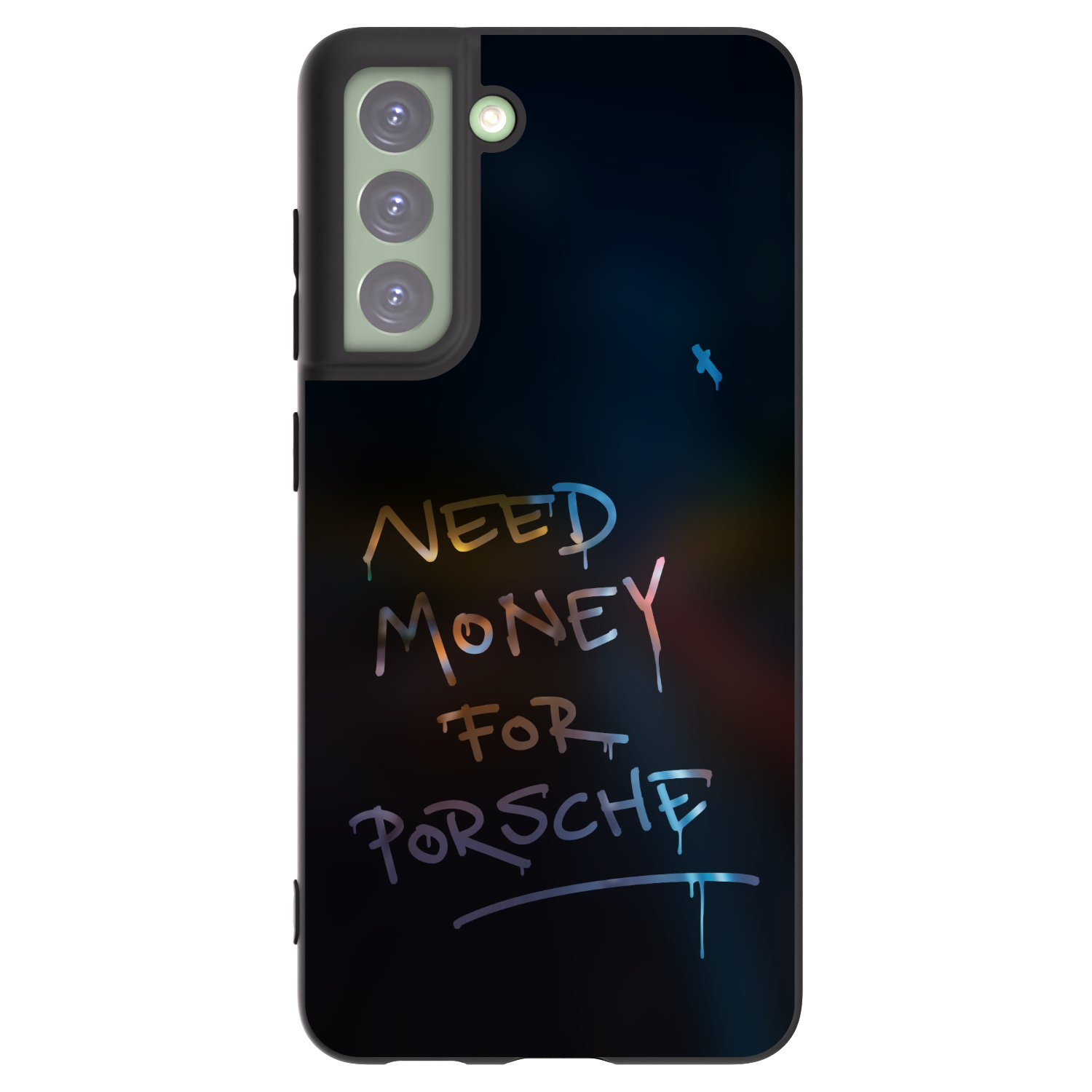 Picasee Μαύρη θήκη σιλικόνης για Samsung Galaxy S21 FE 5G - Neon Nights