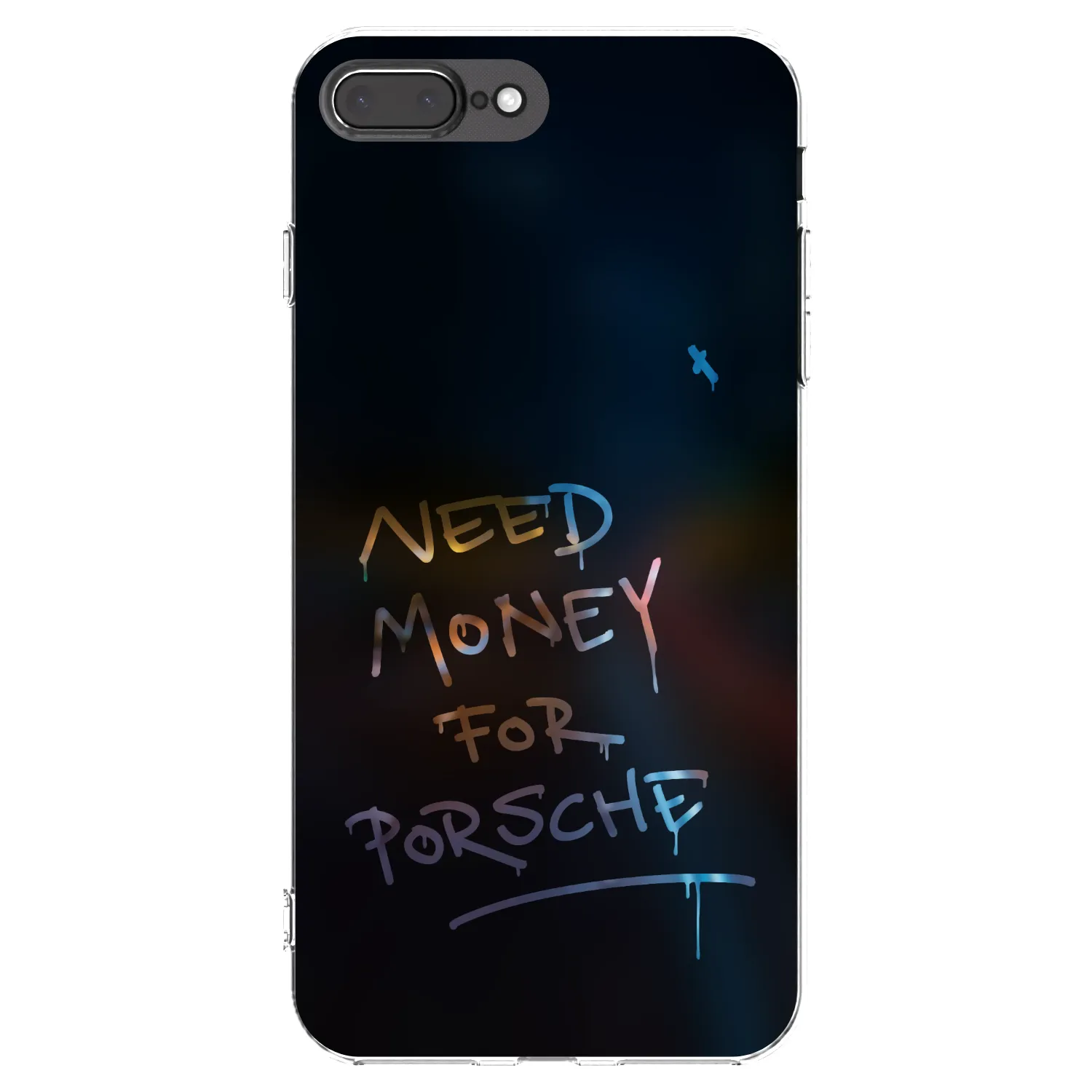Picasee διαφανής θήκη σιλικόνης Apple iPhone 7 Plus - Neon Nights
