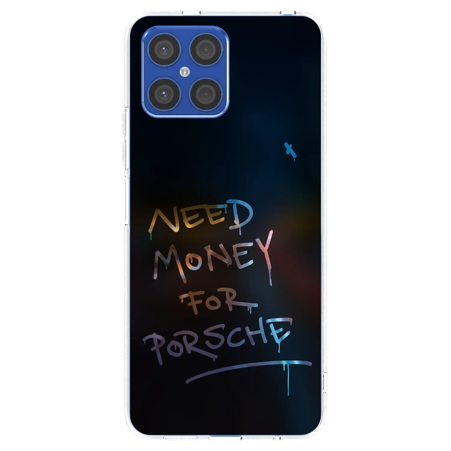 Picasee διαφανής θήκη σιλικόνης Honor X8 4G - Neon Nights